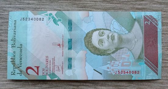 Werty71 Венесуэла 2 боливара 2018 UNC банкнота