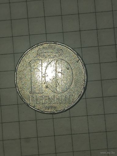 10 пфеннингов 1979