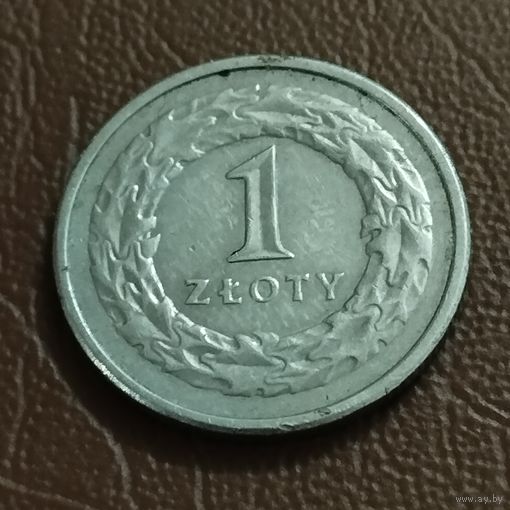 Польша 1 злотый 1990г.