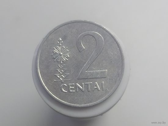 2 цента Литва 1991 год  лот 42