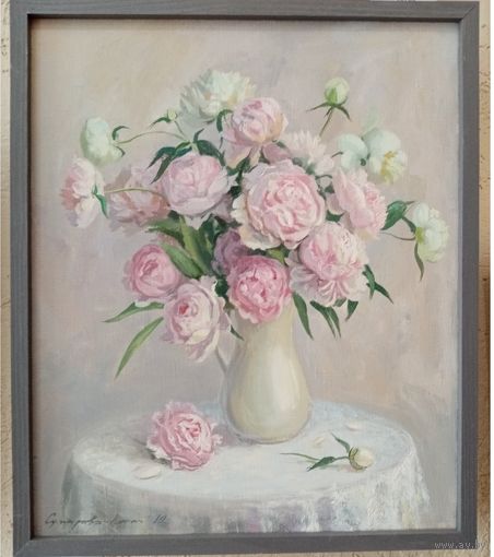 Картина Сумарева-Компач Дарья "Утро", х. м., 60х50см, 2019 год.