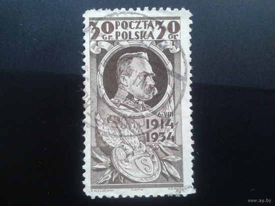 Польша, 1934. Маршал Юзеф Пилсудский