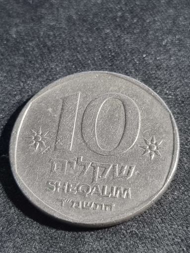 Израиль 10 шекелей 1984
