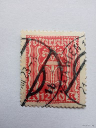 Австрия  1922г. Стандарт, 1200 крон