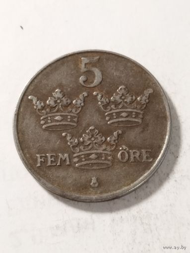 Швеция 5 оре 1944