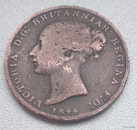 Джерси 1/26 шиллинга, 1844 6-6-1
