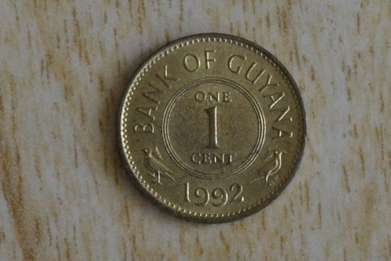 Гайана 1 цент 1992 с 1 руб