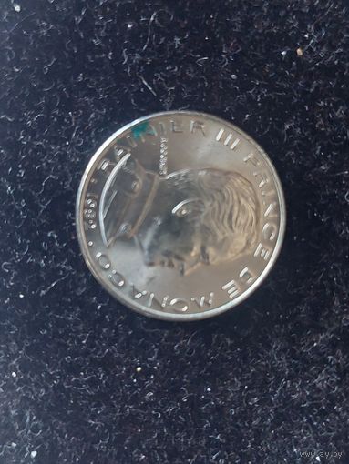 1/2 франка монако 1982