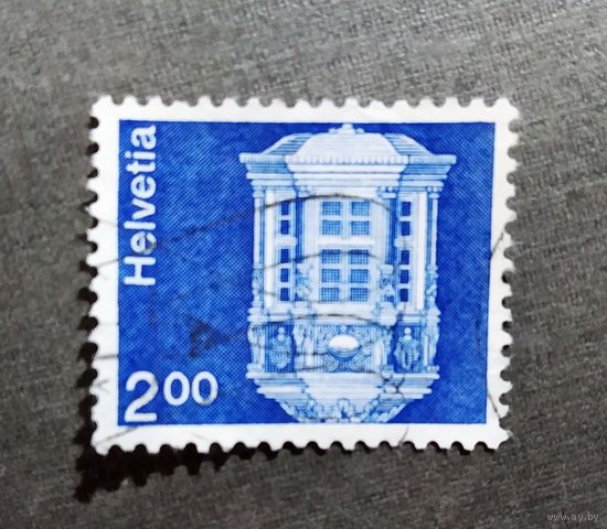 Марка Швейцария 1974 год Стандартный выпуск