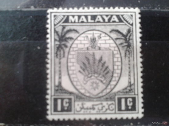 Брит. Малайя 1949 Негри Сембилан Герб 1 с
