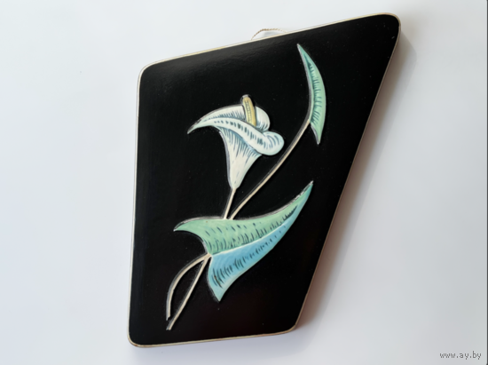 Панно картина ГДР фарфор 20 на 18см