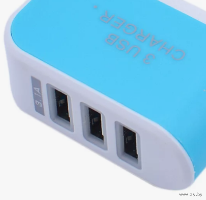 Блок адаптер 3 в 1 USB зарядное устройство