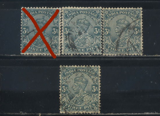 GB Колонии Индия Британская 1926 GV Стандарт #100