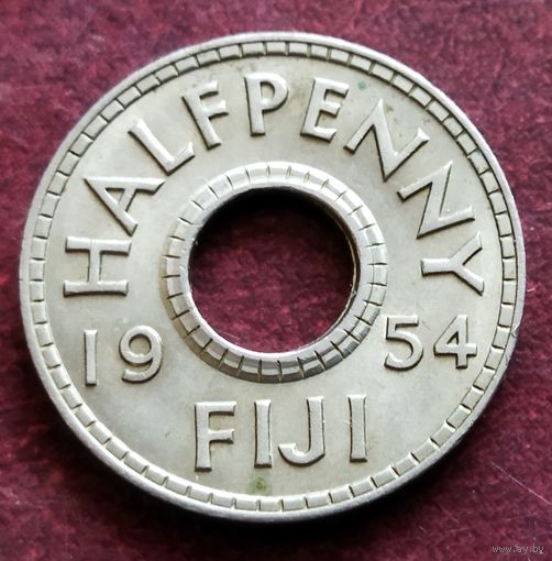 Фиджи 1/2 пенни, 1954