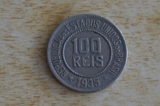 Бразилия  100 реалов 1935