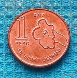 Аргентина 1 песо 2017 года. UNC. Новогодняя распродажа!