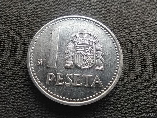 Испания, 1 песета 1986, KM# 821