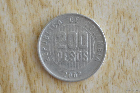 Колумбия 200 песо 2007