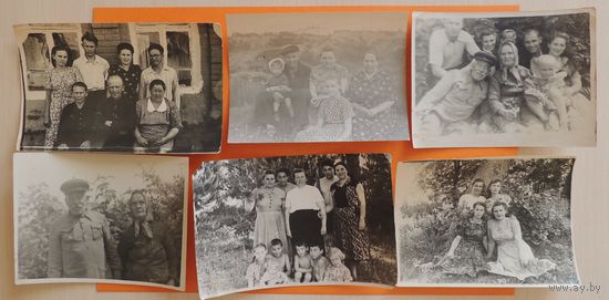 Фото "Сельские мотивы", 6 шт., 1950 гг.