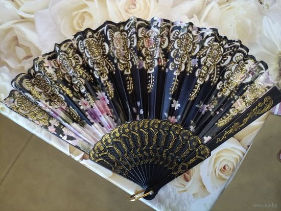 Веер винтажный, Япония