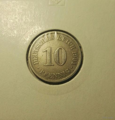 10 пфеннигов 1901 Германия
