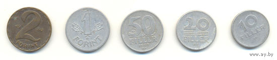 Венгрия комплект монет (5 шт.)