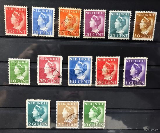 Нидерланды. Indien лот с 234-248