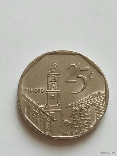 Куба 25 сентаво 1998