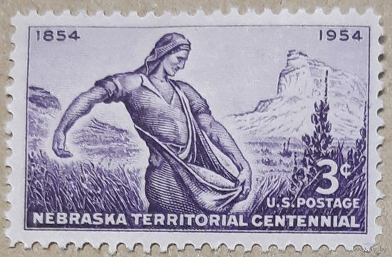 1954 год - 100-летие Небраски  - США