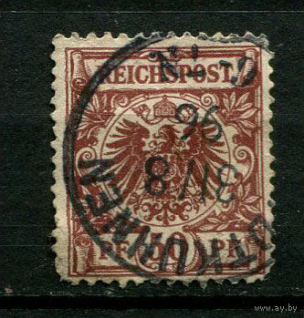 Рейх - 1889 - Герб - 50 Pf - [Mi.50] - 1 марка. Гашеная.  (Лот 114BY)
