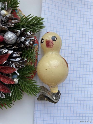 Елочная игрушка.Цыпленок.
