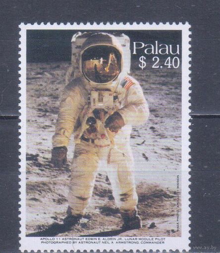 [600] Палау 1989. Космос.20-летие высадки на Луну. Концовка серии. MNH. Кат.7 е.