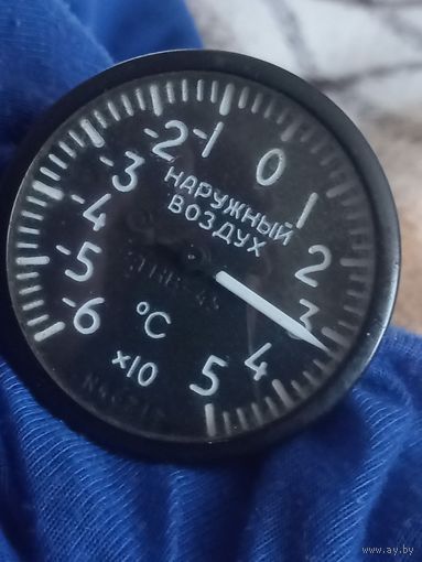 С рубля. Термометр авиационный тнв-45.