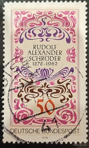 ФРГ 1978. Rudolf Alexander Schroder 1878-1962