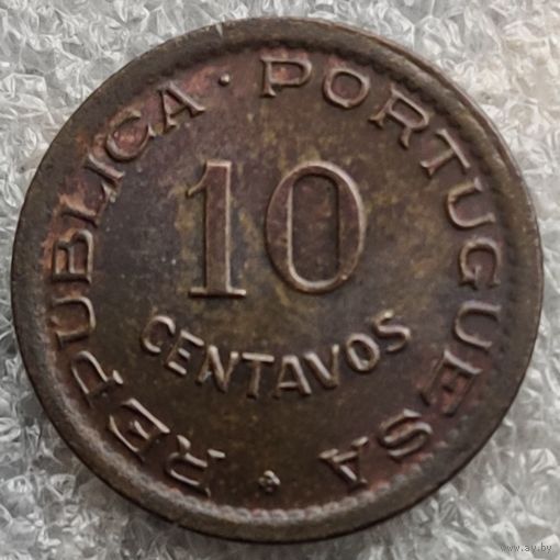 Ангола 10 сентаво  1949 г.   300 лет войне за Независимость