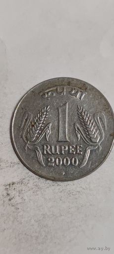 Индия 1 рупе 2000