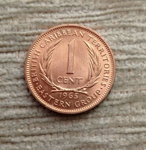 Werty71  Восточные Карибы 1 цент 1965 Карибские острова