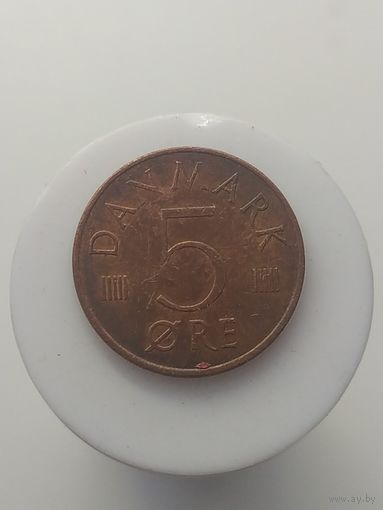 5 эре Дания 1981 год лот 43