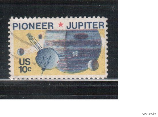 США-1975, (Мих.1164) , гаш. , Космос(одиночка)