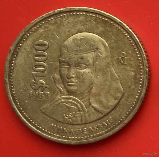 49-07 Мексика 1000 песо 1988 г.