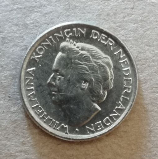 Нидерланды 10 центов, 1948 г., KM# 177  ю