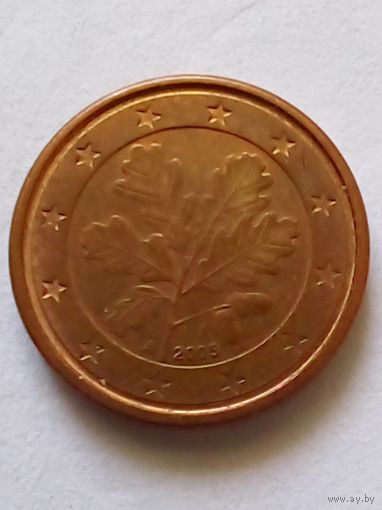 Германия.1 евроцент 2005 г.А