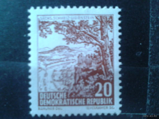 ГДР 1961 Ландшафт**