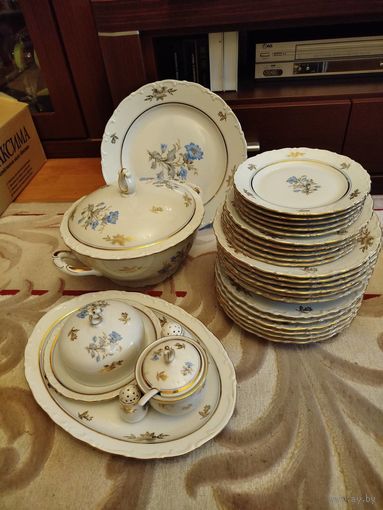 Сервиз, цветы лютики-колокольчики,KAHLA