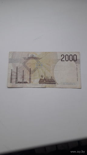 ИТАЛИЯ 2000 лир 1990 год