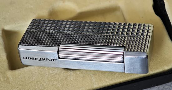 Silver Match зажигалка   рабочая