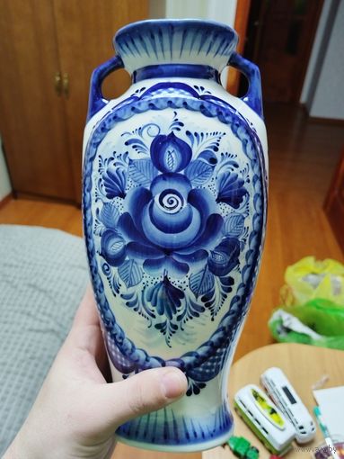 Вза гжель ссср автор Короткова, большая, целая