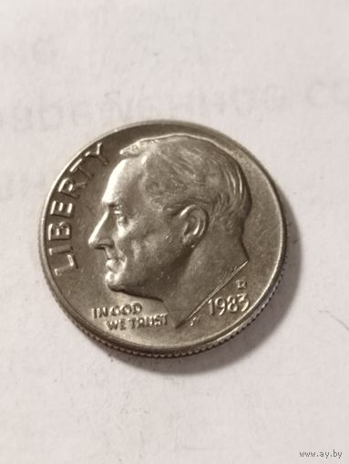 США 1 дайм 1983 D