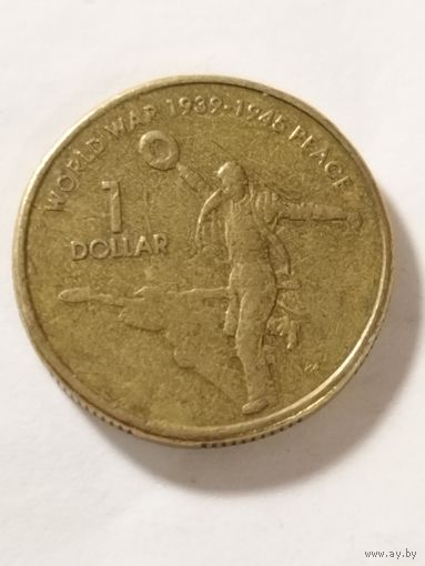 Австралия 1 доллар "60-я годовщина окончания Второй мировой войны" 2005
