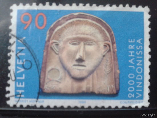 Швейцария 1986 Знак 11 древнеримского легиона, 2000 лет тому Михель-1,2 евро гаш